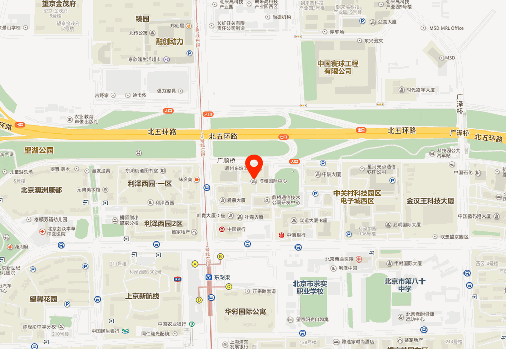 博雅国际中心位置地图